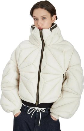 Canadian Diamond Down Jacket - Dames - Winterjassen - Beige - S - Polyester - Jassen