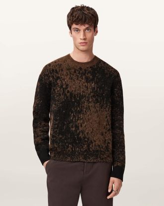 AllSaints Storm Oversized Wool Blend Sweater