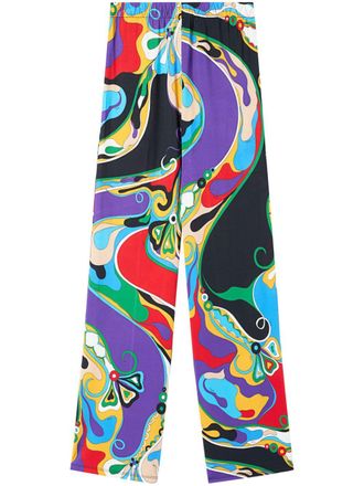 Pucci Pantaloni Orchidee con stampa - Viola