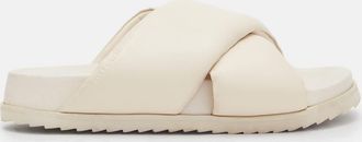 AllSaints Womens Cow Leather Saki Crossover Leather Sandals, Size: UK 3/US 6/EU 36