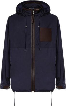 Loewe Heren, Jassen, Blauw, Maat: XL Polyamide