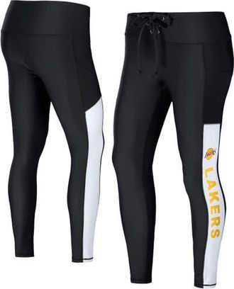 WEAR by Erin Andrews Womens WEAR by Erin Andrews Black Los Angeles Lakers Leggings at Nordstrom, Size Medium