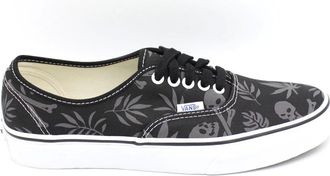 Vans Schoenen, Heren, Zwart, 41 EU, Canvas Veters Rubberen Zool Sneakers