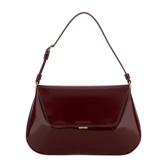 Amina Muaddi Shoulder Bags, female, Red, Size: ONE SIZE AMI Shoulder Bag