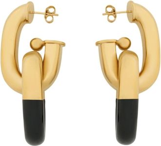 Paco Rabanne Earrings, female, Yellow, Size: ONE SIZE XL Link Earrings