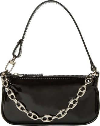by FAR By Far, Tassen, Dames, Zwart, ONE Size, Leer, Mini Rachel Schoudertas