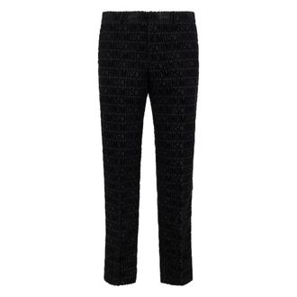 Moschino Broeken, Heren, Zwart, M, Katoen, Broek met logo
