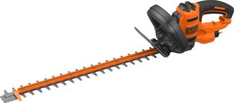 Black+Decker Black&decker - Black+decker Behts401-qs - Cortasetos (500 W), Negro/ Naranja, 55 Cm/ 22 Mm