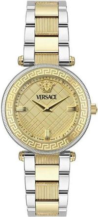 Versace Analoog Horloge - Dames - Horloges - Geel - ONE Size - Accessoires