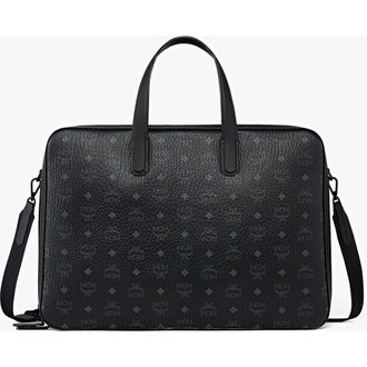 MCM Ottomar Garment Bag in Visetos in Black at Nordstrom