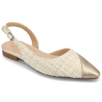 Journee Collection Women & apos;s Daphnne Medium and Wide Width Flats