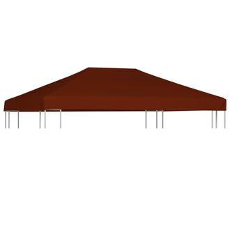 vidaXL Toldo De Cenador Terracota 310 G/m&sup2; 3x4 M Vidaxl