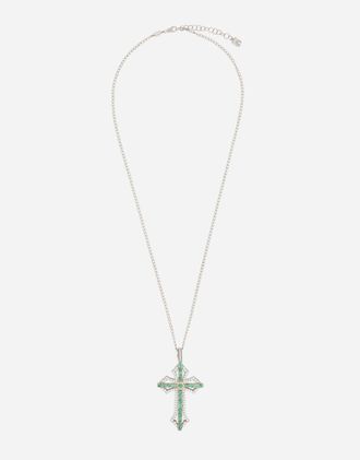 Dolce & Gabbana 373 Pendente Croce A - Man Necklaces Yellow Onesize