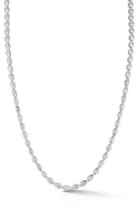 Glaze Jewelry Pear Cut Cubic Zirconia Tennis Necklace in Silver at Nordstrom Rack