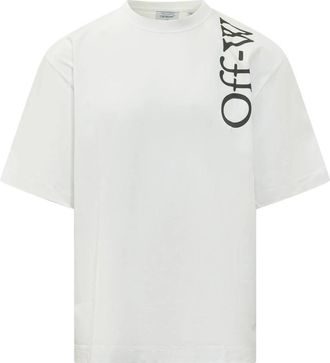 Off-white Vertical Bookish Skate T-shirt met korte mouwen - Heren - T-shirts - Wit - S - Katoen - Tops
