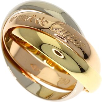 Cartier Yellow Gold (18K) Pink Gold (18K) White Gold (18K) Band Ring (Pre-Owned)