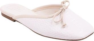 Shushop Andrea Slide Flat in Bone Snake at Nordstrom, Size 6.5