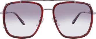 Just Cavalli Smoke Gradient Navigator Unisex Sunglasses SJC030V 09JC 58