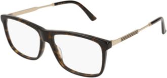 Gucci Gg0303o002 Havana Gold Transpare