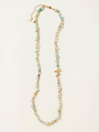 Fat Face FatFace Stone Chip Necklace in Green
