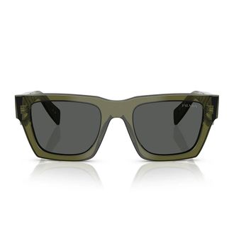 Prada Sunglasses Pra06 S 25 A40 L Military Green/Dark Grey Unisex