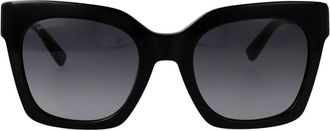 Dsquared2 0207/S Cat Eye Zonnebril - Dames - Zonnebrillen - Zwart - 52 MM - Accessoires
