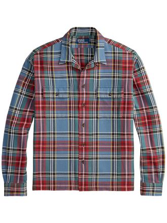 Polo Ralph Lauren Classic Fit Plaid Flannel Camp Shirt 710b24184001