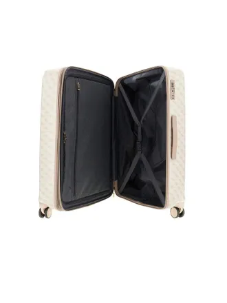 Guess Bamboo Logo-Embossed Travel Bag - Beige