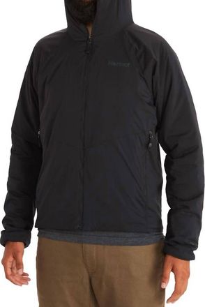 Marmot Mens Warmcube Novus Hooded Jacket In Black