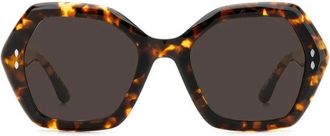 Isabel Marant Zonnebril - Dames - Zonnebrillen - Bruin - 53 MM - Accessoires