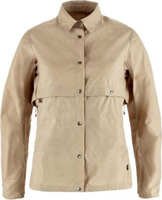 Fjällräven Hoja Riders Wind Jacket Windjacke für Damen | beige
