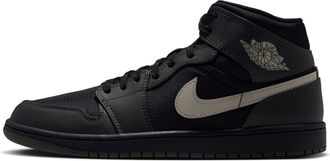 Nike Jordan Mens Air Jordan 1 Mid Utility Shoes in Black | IX6982-001