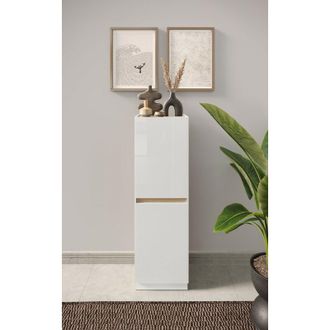 Calicosy Calicosy - Columna Fantasy Blanco Lacado/roble Cadiz 54 X 170 Cm