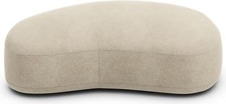 AM.PM Voetenbank van linnen fluweel, Rosebury, ontwerp Emmanuel Gallina