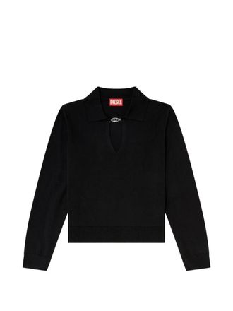 Diesel Top In Seta E Cotone M Lilli