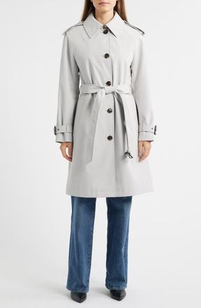 BCBGeneration Belted Trench Coat in Stone at Nordstrom, Size X-Small