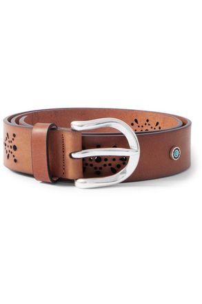 A Kind Of Guise Balvir 3.5cm Studded Laser-Cut Leather Belt