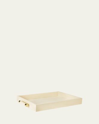 Aerin Faux Shagreen Rectangular Tray