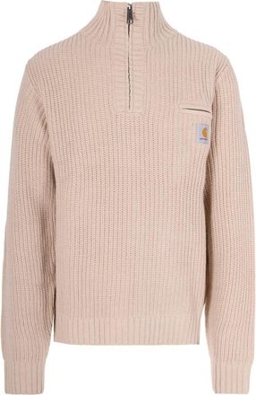 Carhartt Work in Progress Heren, Truien, Beige, Maat: S Wol