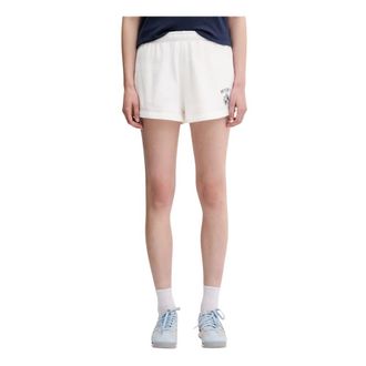 Sporty & Rich Mujer, Pantalones cortos, Blanco, Talla: L