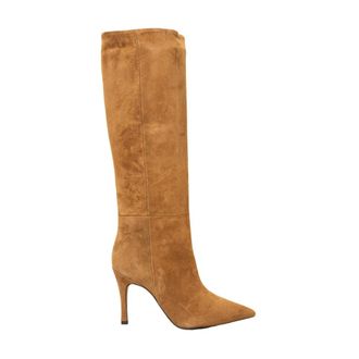 Bianca Di Stivale con Tacco in Camoscio - - Shoes - Donna - Marrone - 36 EU