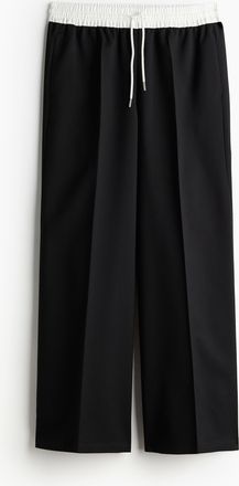 H&M Weite Schlupfhose - Schwarz