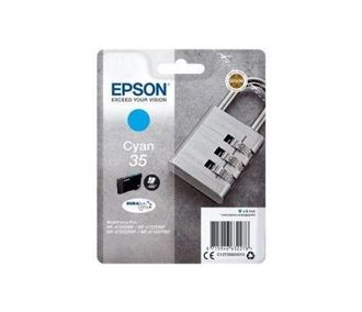 Epson Padlock Singlepack Cyan 35 Durabrite Ultra Ink
