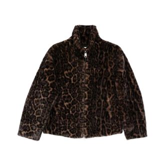 Apparis Coats Leopard Print - female - Apparis - Faux Fur & Shearling Jackets - Brown - XS - Jackets