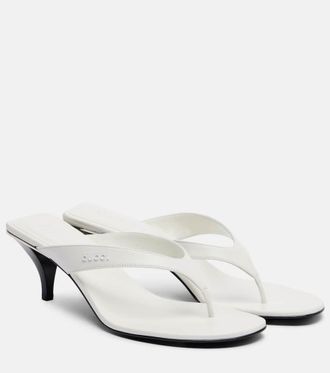 Gucci Vittoria leather thong sandals