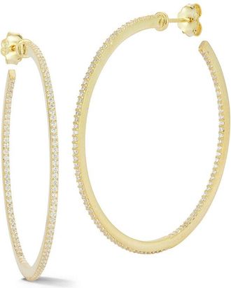 Glaze Jewelry 14K Over Silver Cz Earrings