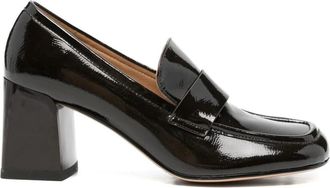 Sergio Moretti Schoenen, Dames, Bruin, 41 EU, Leer, Firenze Leren Pumps met Vierkante Neus