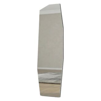 Dmora Espejo Pelugo, Forma Rectangular, Tipo De Pared, Estructura Transparente, 40x120h Cm Negro