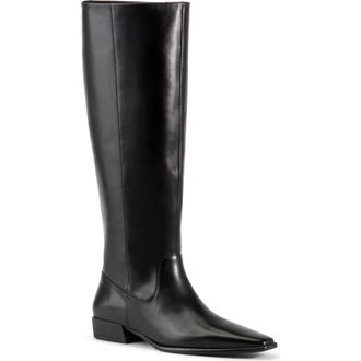Vagabond Nella Tall Knee High Boot in Black Leather at Nordstrom, Size 10Us