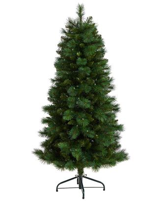 Nearly Natural 5Ft. Slim West Virginia Mountain Pine Artificial Christmas Tree